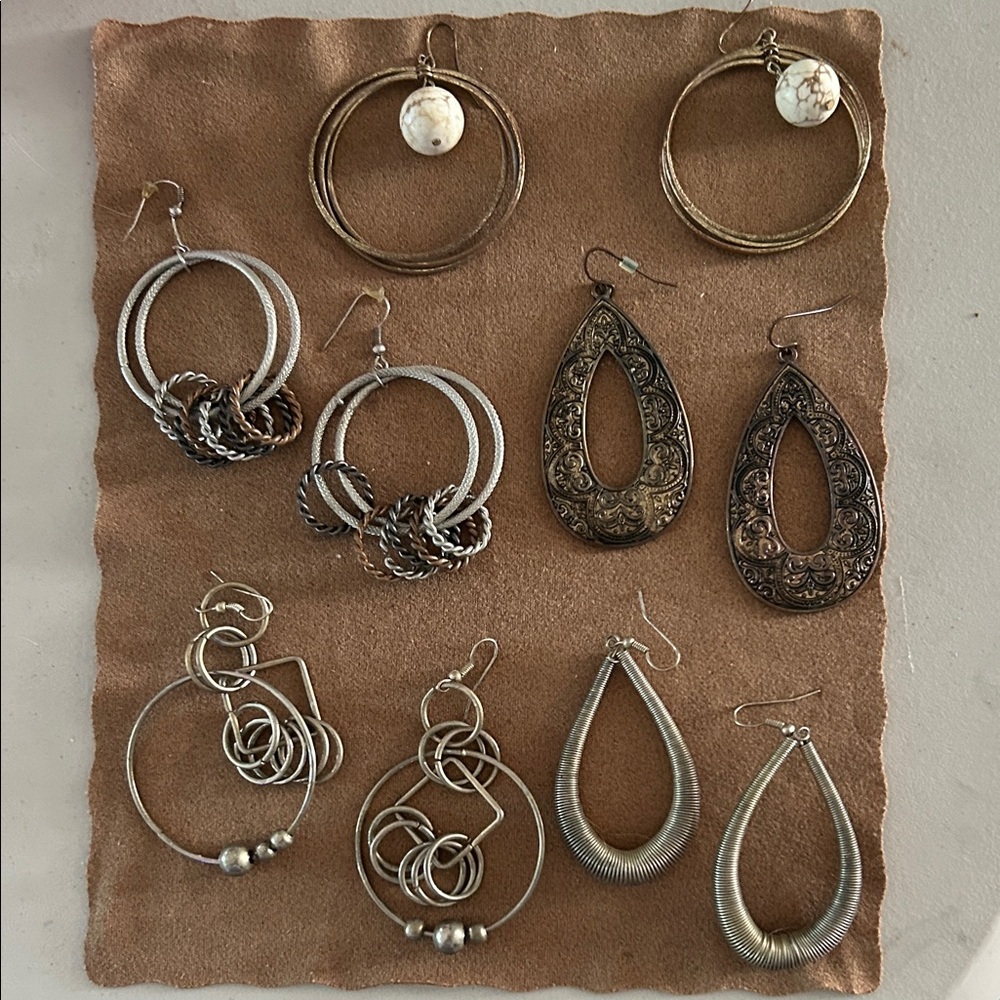 Costume Hoop Earrings bundle